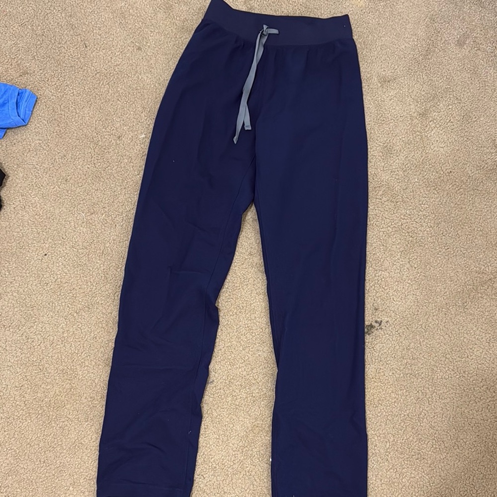 Navy Blue scrub Pants with Drawstring